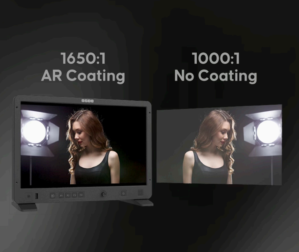 OSEE MEGA 15S — контраст и чёрный уровень
