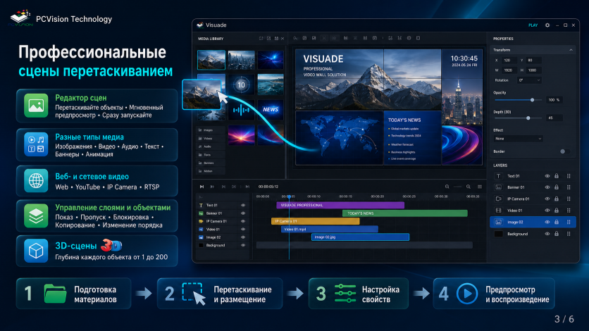 Visuade — видео в реальном времени