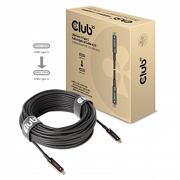 USB Gen 2 Type C Active Optical Cable A/V  Unidirectional M/M 20 m